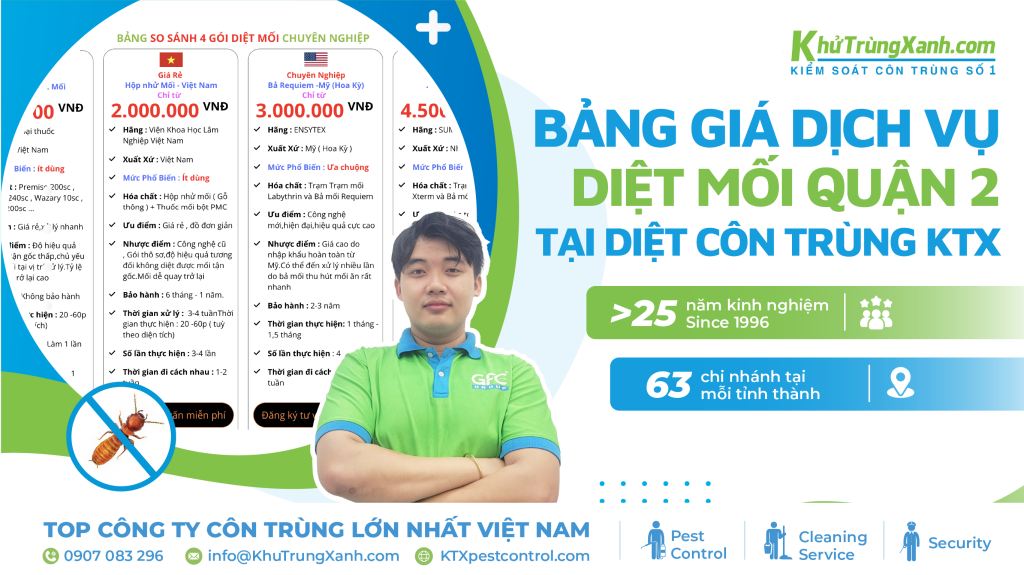dịch vụ diệt mối quận 2